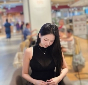 치어리더 이연진 가슴골 시스루 민소매 블랙 브라
