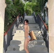 치어리더  안지현 골반 개미허리 비키니 몸매