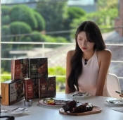 치어리더 김이서 사복 스테이크 광고 촬영 인별