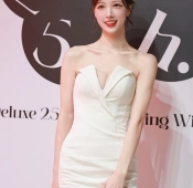 치어리더 이호정 가슴골 드레스 아이돌급 미모