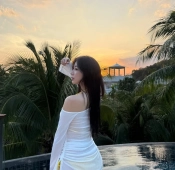 치어리더 안지현 엉벅지 시스루 흰티 노란 비키니 뒤태