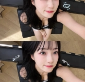 치어리더 박민서 가슴골 위에서 본 아이돌급 미모