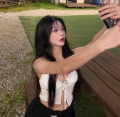 치어리더 고가빈 야꼽 화이트 비키니 몸매