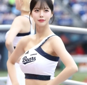 치어리더 주예지 야드랑이 원오프솔더 브라탑
