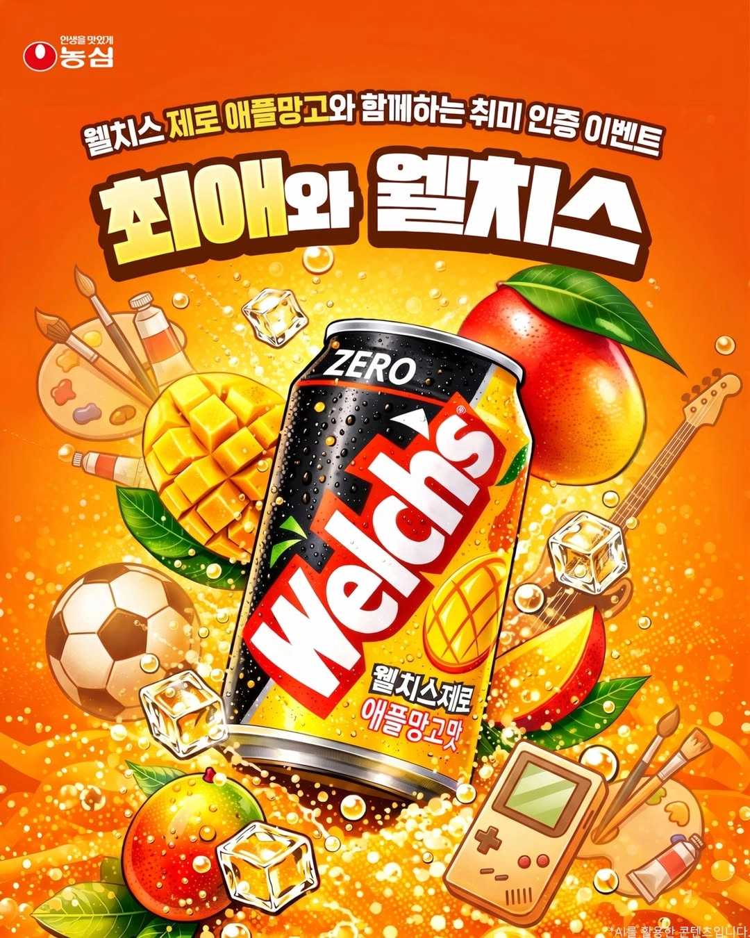 웰치스와 함께 취미를 즐기는 이벤트