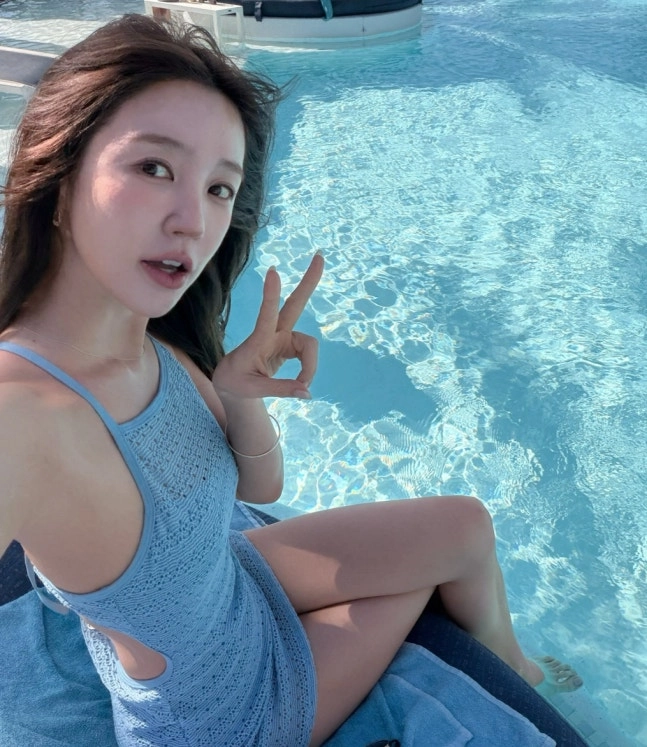 41세 윤은혜, 수영복 몸매 대박