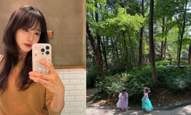 성유리, 쌍둥이 딸 공개했다