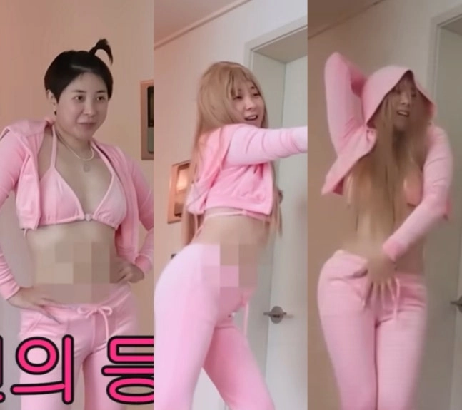 고삐 푼 서인영, 핑크 비키니에 복부 모자이크