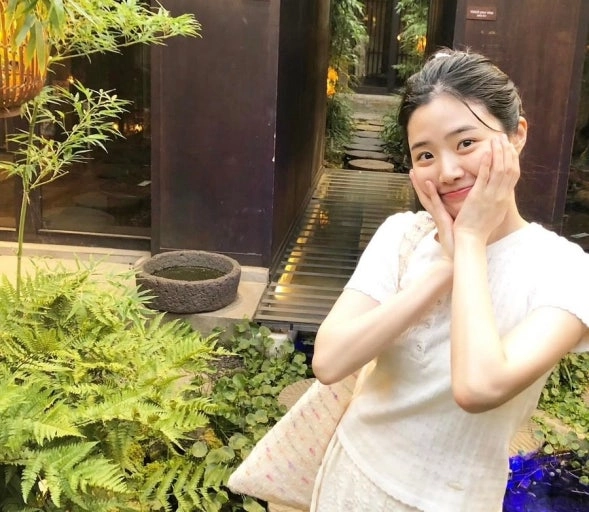 최지수, 아빠 볼에 뽀뽀 쪽에 술렁