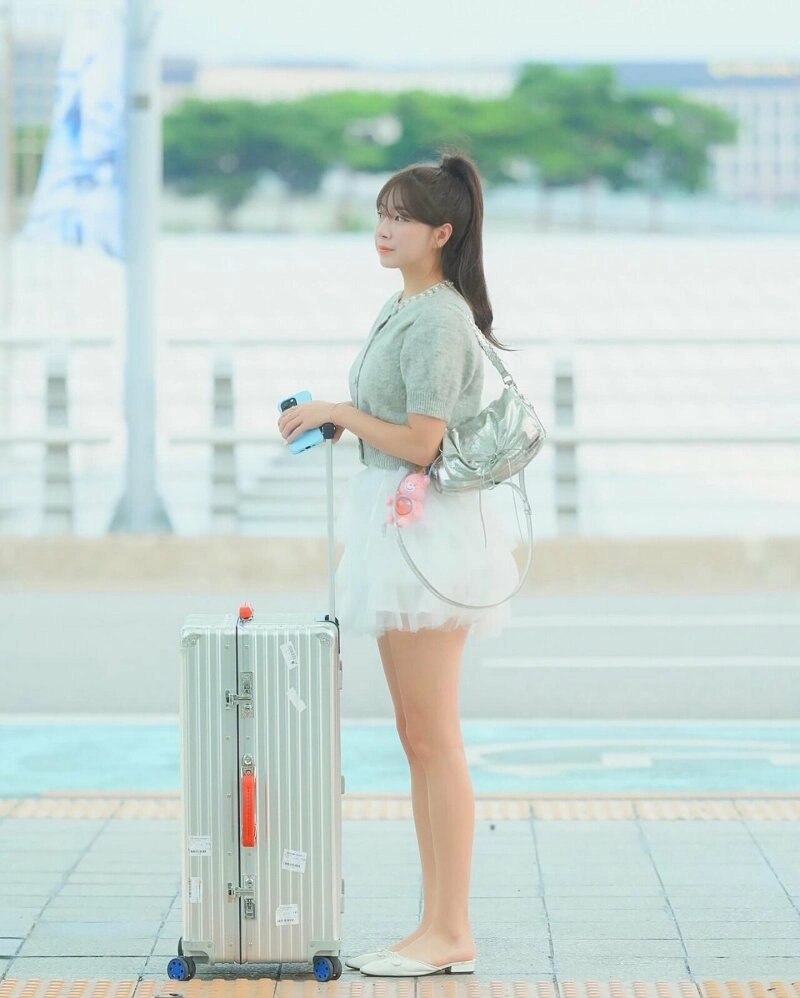 치어리더 안지현 허벅지 인천 공항 인별 사복 몸매