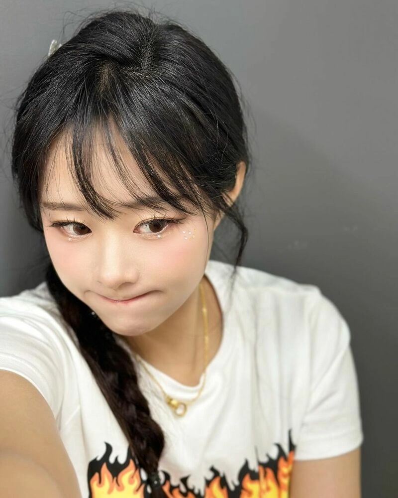 치어리더 이호은 야드랑이 셀카 사진 찍는 귀욤뽀짝