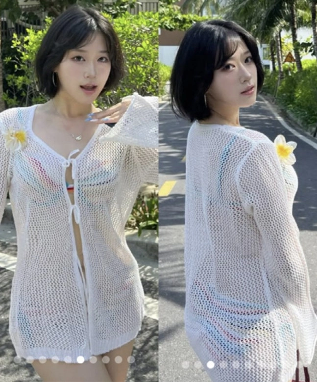 ♥윤후가 사귈만..'최재원 딸' 최유빈, 과감 비키니 자태 'S라인 몸매'