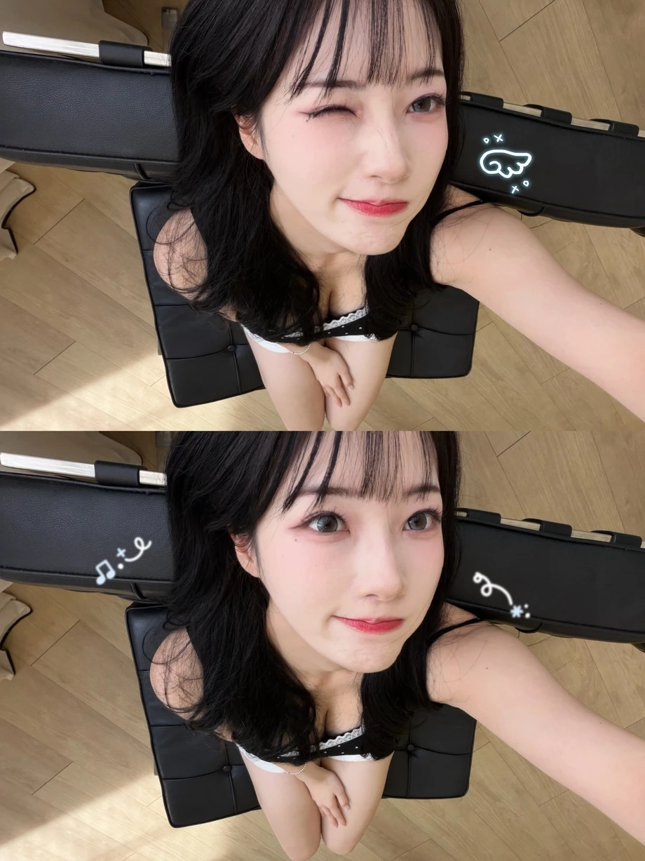 치어리더 박민서 가슴골 위에서 본 아이돌급 미모