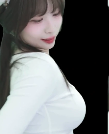 아이밈 가슴골 점이 매력적인 화이트 미시룩