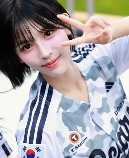 치어리더 나지원 입술 직캠러 보고 V포즈 아이돌 미모