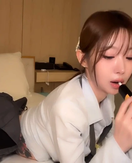 서하빈 야벅지  오피스룩 치마 까고 엉브먼트