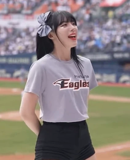 치어리더 하지원 꿀벅지 원투펀치를 보유한 한화 이글스